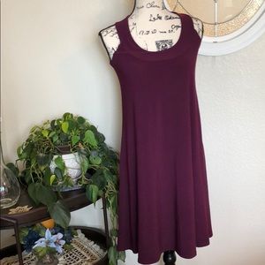 plum summer dress